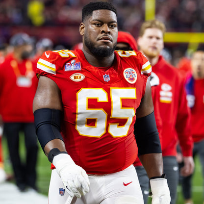 Trey Smith GAME WORN 10/19/25 Kansas City Chiefs Nike NFL Jersey 🎽 vs. Las Vegas Raiders inc. COA 🛡️