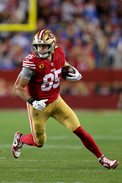 George Kittle Signed🖊️San Francisco 49ers  Full-Size Authentic On-Field Lunar Eclipse Alternate Speed NFL Helmet🛡️