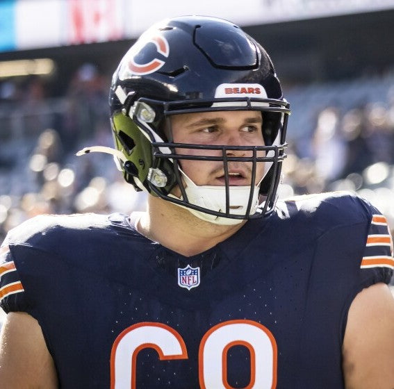 Doug Kramer Jr GAME WORN💪10/13/2024 Chicago Bears NFL Jersey👕London Games🌍vs.Jacksonville Jaguars at Tottenham Hotspur Stadium