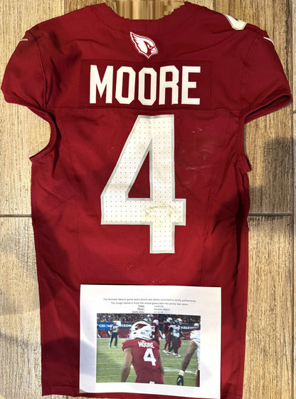 Rondale Moore GAME WORN💪11/12/23 PHOTO MATCHED Arizona Cardinals NFL Jersey👕vs. Atlanta Falcons