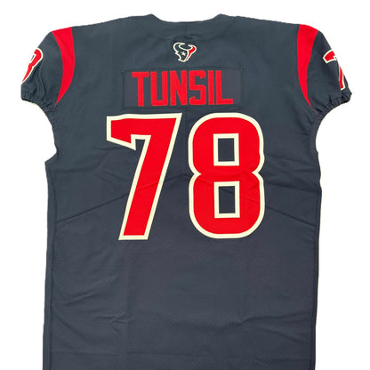 Laremy Tunsil Team Issued 💪 Color Rush Houston Texans Nike NFL Jersey 👕 Inc. COA 📄