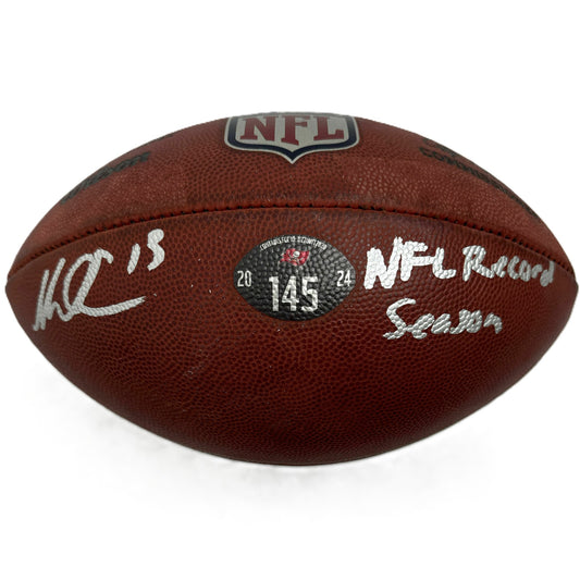 Mike Evans GAME USED Signed & Inscribed Tampa Bay Buccaneers Duke Football 24-25 Season Also includes Proof of Authenticity 🛡️