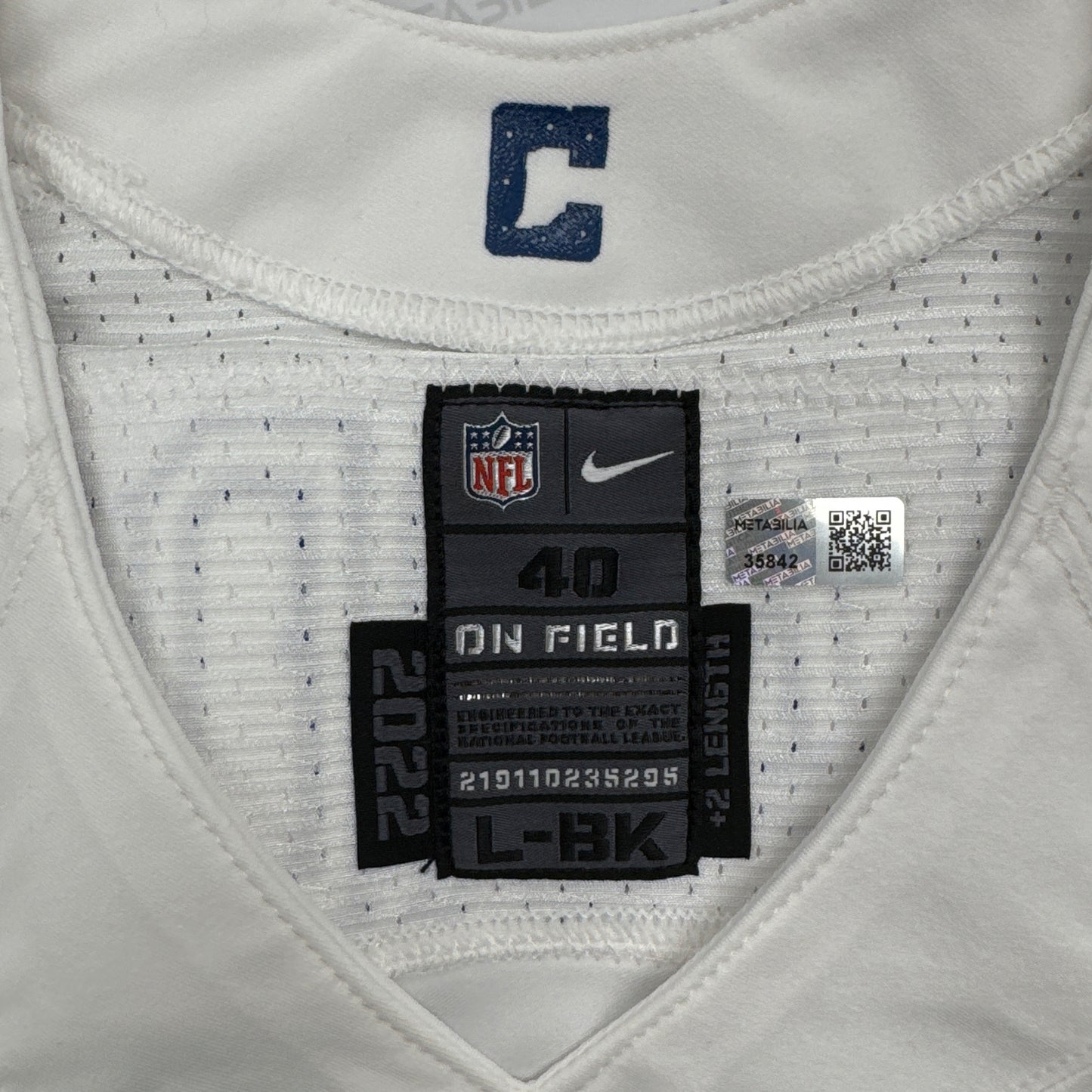 Anthony Richardson GAME ISSUED 💪 Indianapolis Colts Nike NFL Jersey 👕 Includes COA 📄🛡️