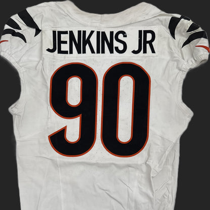 Kris Jenkins Jr. GAME-WORN 09/07/25💪Cincinnati Bengals🐅NFL Jersey vs Cleveland Browns