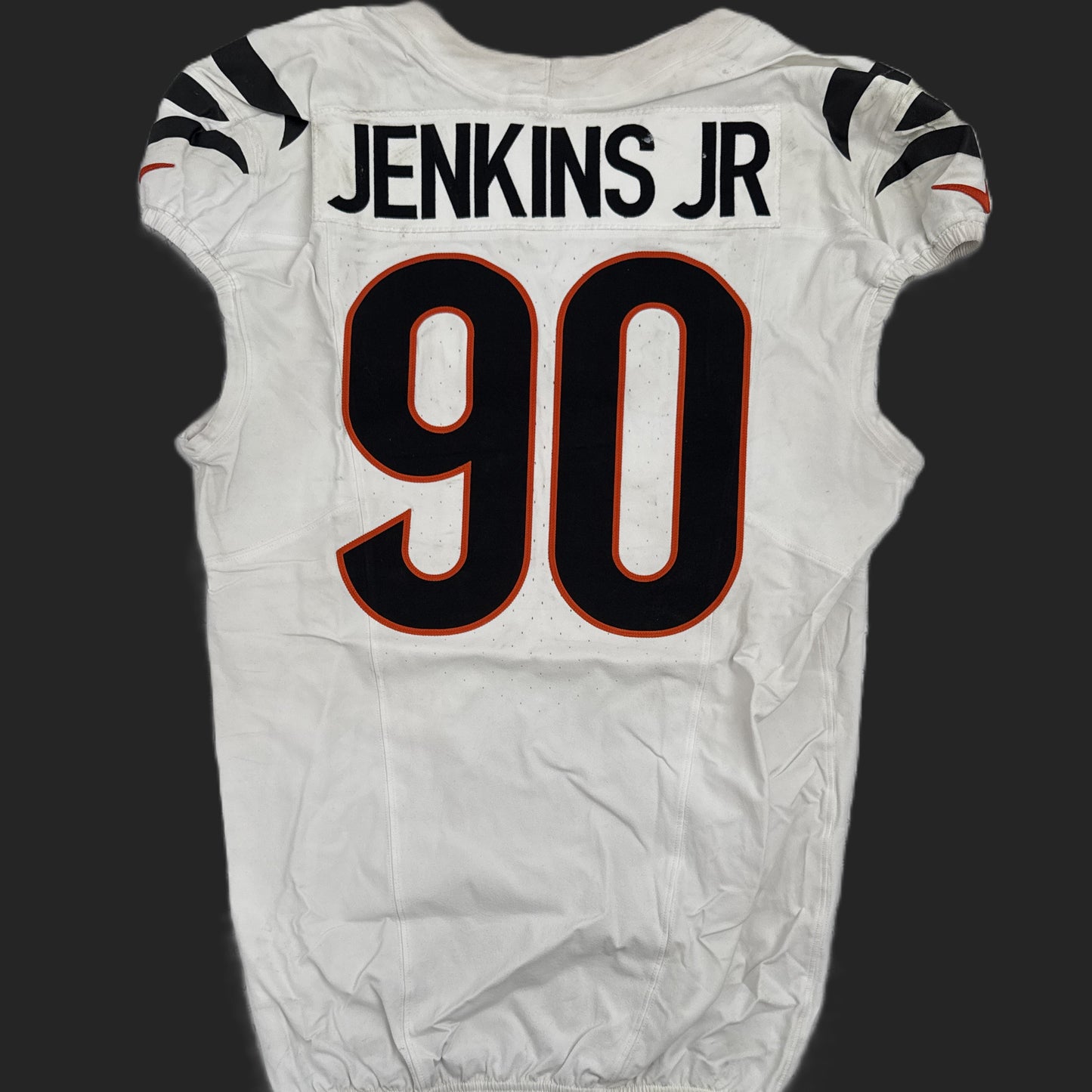Kris Jenkins Jr. GAME-WORN 09/07/25💪Cincinnati Bengals🐅NFL Jersey vs Cleveland Browns