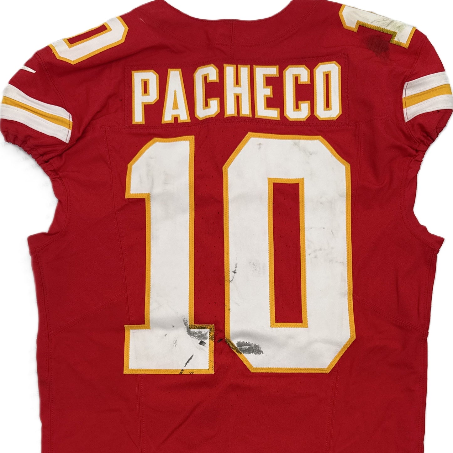Isiah Pacheco GAME-WORN💪09/14/25 Kansas City Chiefs NFL Jersey🎽vs. Philadelphia Eagles