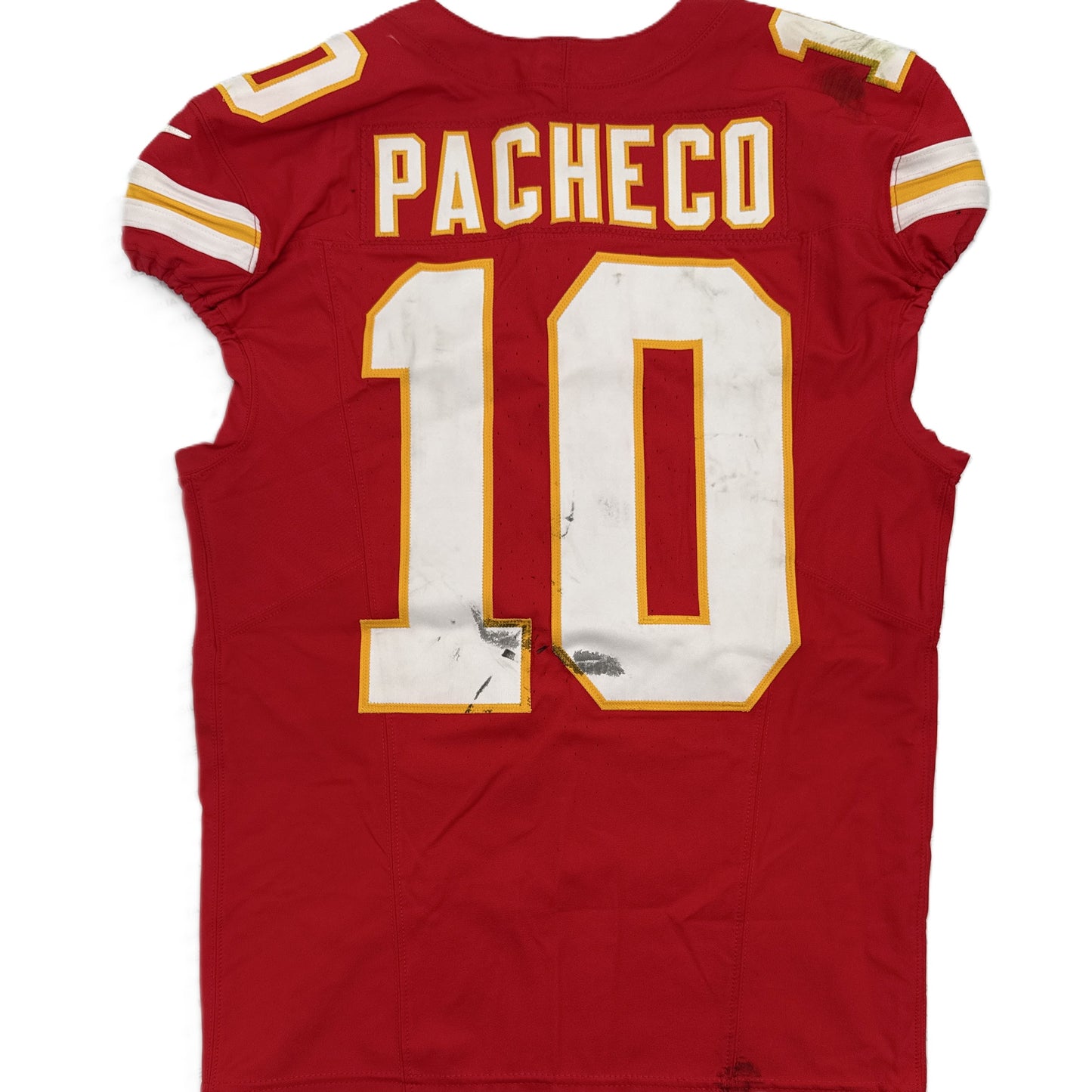 Isiah Pacheco GAME-WORN💪09/14/25 Kansas City Chiefs NFL Jersey🎽vs. Philadelphia Eagles