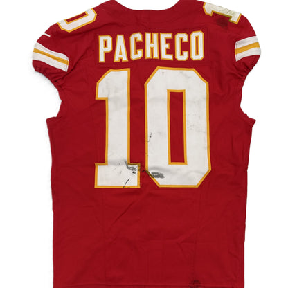 Isiah Pacheco GAME-WORN💪09/14/25 Kansas City Chiefs NFL Jersey🎽vs. Philadelphia Eagles