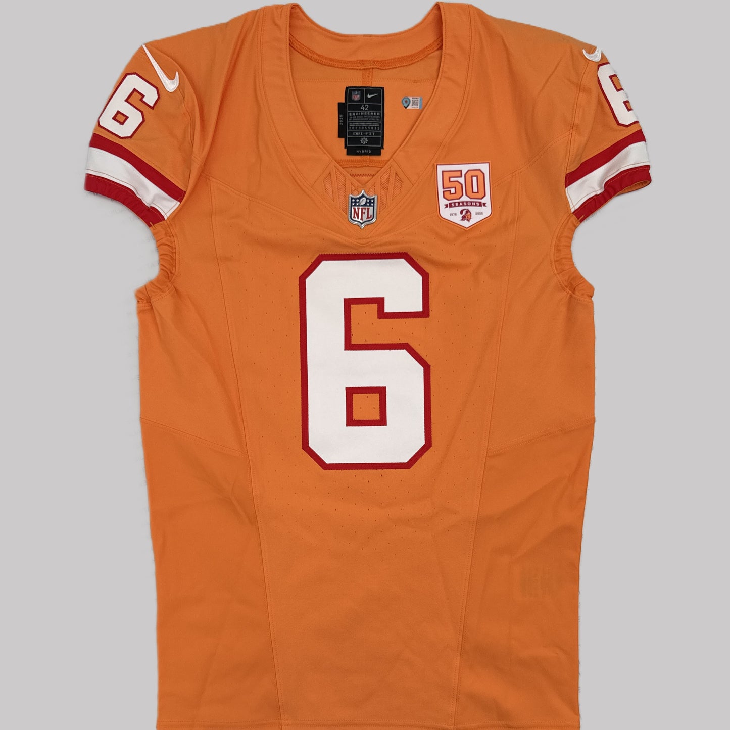 Baker Mayfield TEAM-ISSUED Tampa Bay Buccaneers On-Field NFL Creamsicle Jersey
