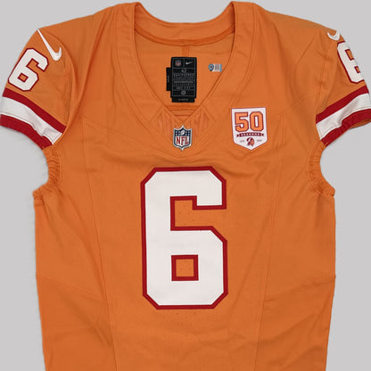 Baker Mayfield TEAM-ISSUED Tampa Bay Buccaneers On-Field NFL Creamsicle Jersey