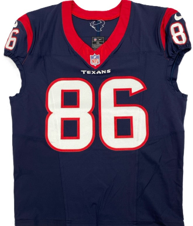 Dalton Schultz Game Issued 💪 Houston Texans 🐂 Nike NFL Jersey Also includes COA 🛡️