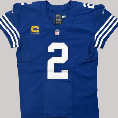 Matt Ryan GAME ISSUED 💪 Indianapolis Colts 🐎 Nike NFL Jersey 👕 Includes COA📄 & Captain's Patch