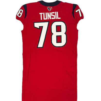 Laremy Tunsil Team Issued 💪 Houston Texans 🐂 Nike NFL Jersey 👕 Also included is COA 🛡️