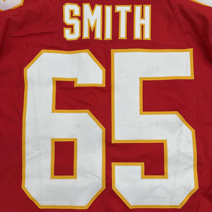 Trey Smith GAME WORN 10/19/25 Kansas City Chiefs Nike NFL Jersey 🎽 vs. Las Vegas Raiders inc. COA 🛡️