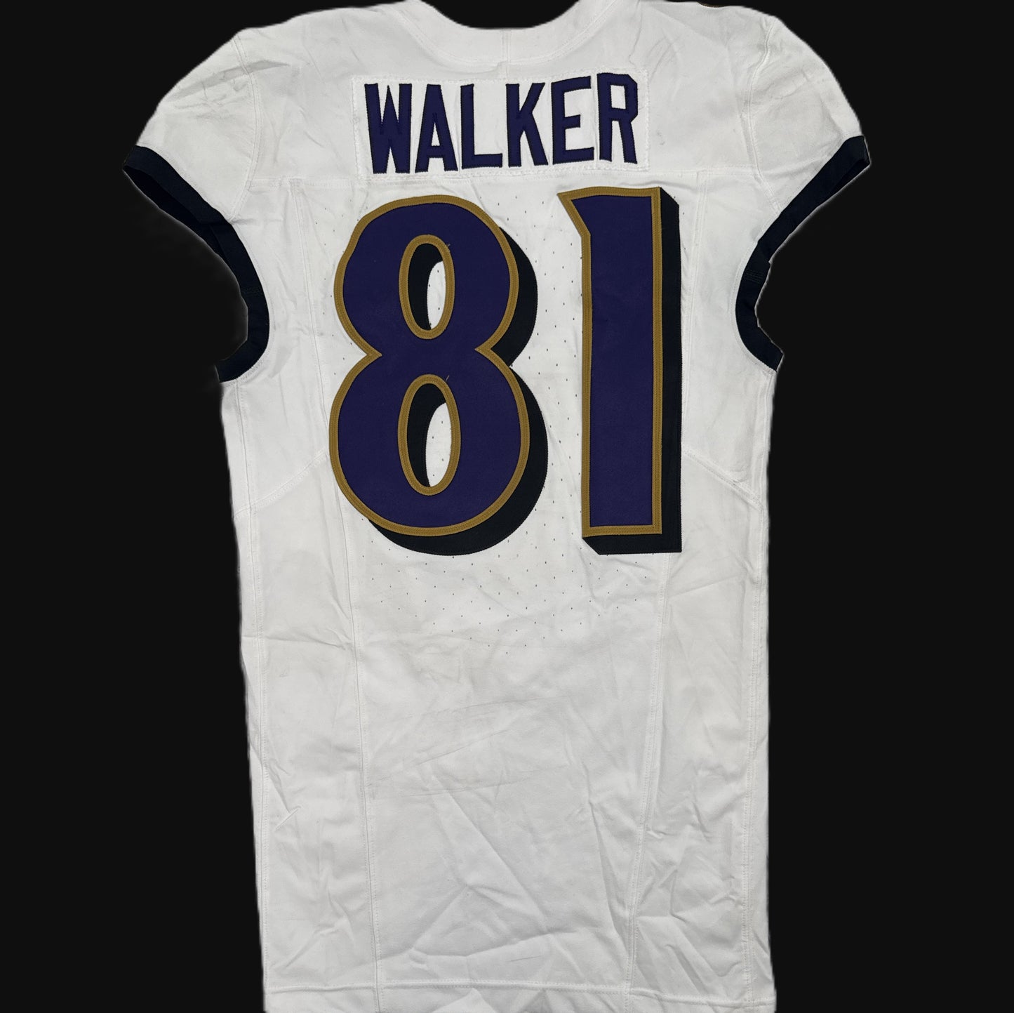 Tez Walker GAME-WORN💪09/07/25 Baltimore Ravens💜NFL Jersey vs. Buffalo Bills inc.COA📄