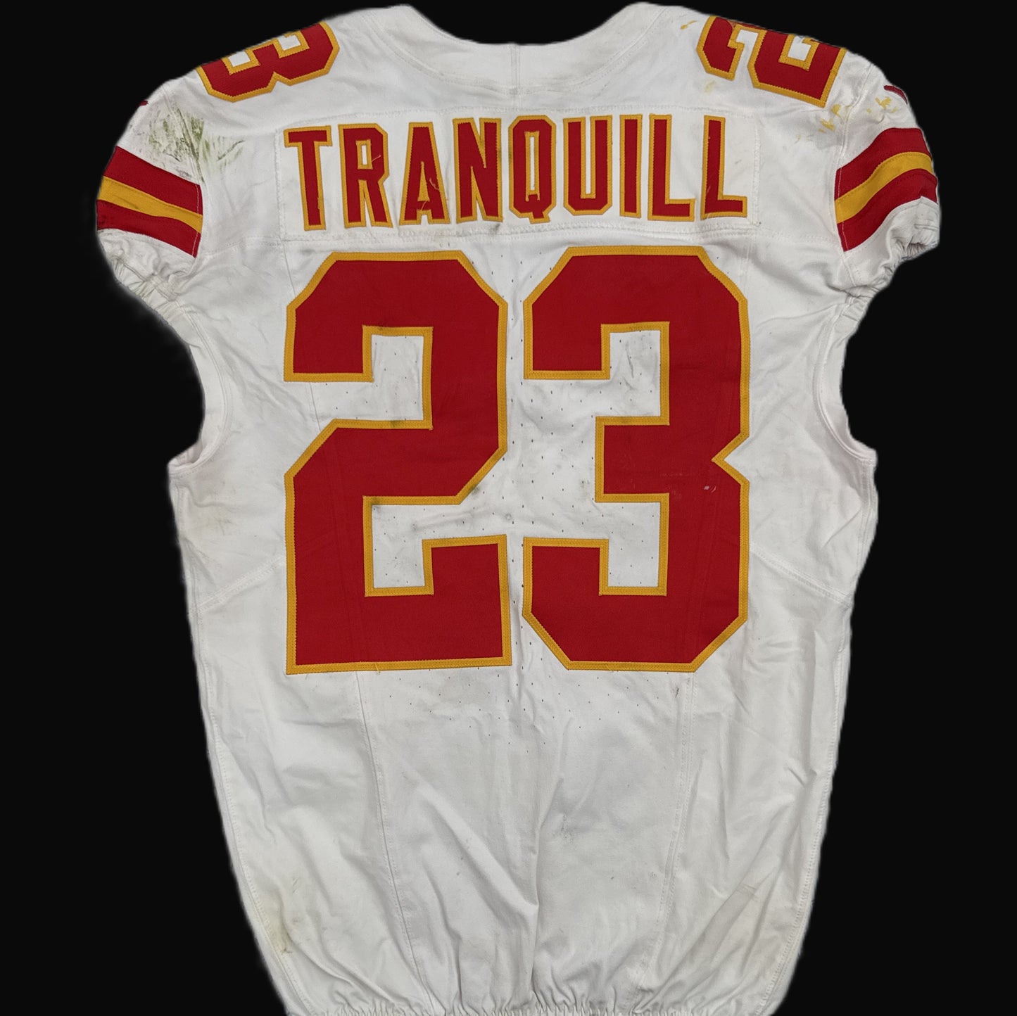 Drue Tranquill GAME-USED💪09/05/25 Kansas City Chiefs NFL Jersey🎽vs. Los Angeles Chargers