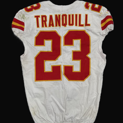 Drue Tranquill GAME-USED💪09/05/25 Kansas City Chiefs NFL Jersey🎽vs. Los Angeles Chargers