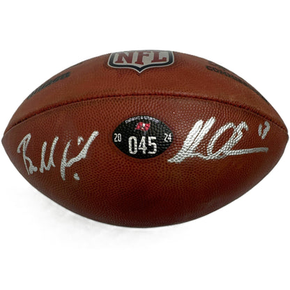 Mike Evans + Baker Mayfield Dual Signed GAME USED Wilson DUKE Ball Tampa Bay Buccaneers Proof of Authenticity included 📄