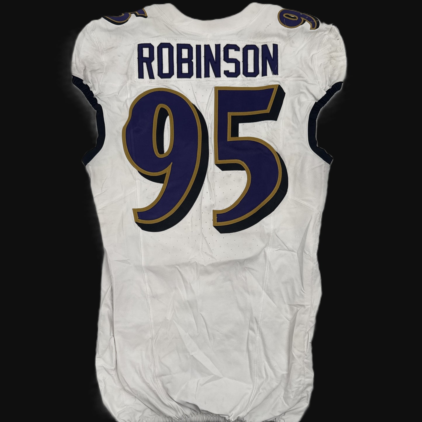 Tavius Robinson GAME-WORN💪09/07/2025 Baltimore Ravens💜NFL Jersey vs. Buffalo Bills🦬