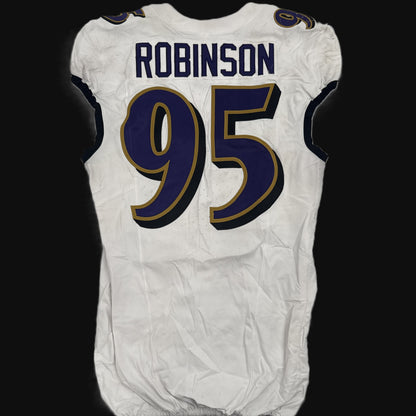 Tavius Robinson GAME-WORN💪09/07/2025 Baltimore Ravens💜NFL Jersey vs. Buffalo Bills🦬
