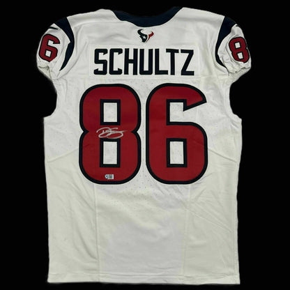 Dalton Schultz SIGNED + TEAM ISSUED Houston Texans Nike NFL Jersey includes COA