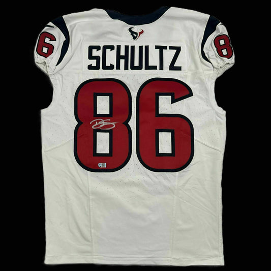 Dalton Schultz SIGNED + TEAM ISSUED Houston Texans Nike NFL Jersey includes COA