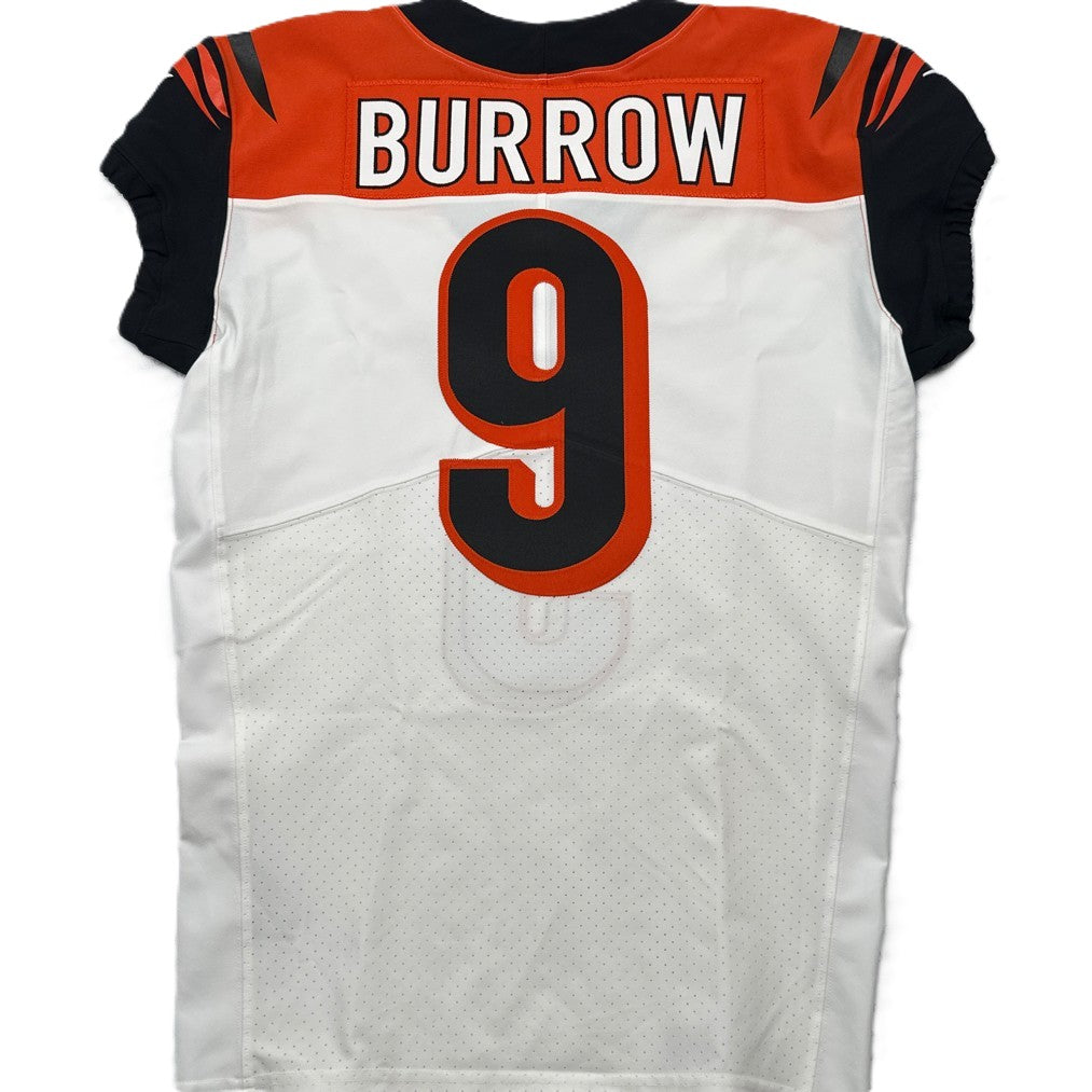 Joe Burrow Bengals Team-Issued On-Field Nike NFL Jersey Inc. Captains Patch, Hologram and COA