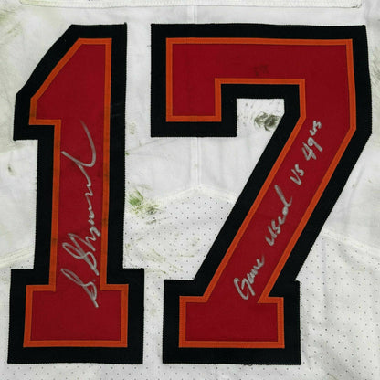 Sterling Shepard Signed and Inscribed GAME WORN 10/12/25 Tampa Bay Buccaneers Jersey vs. San Francisco 49ers Also includes COA 🛡️