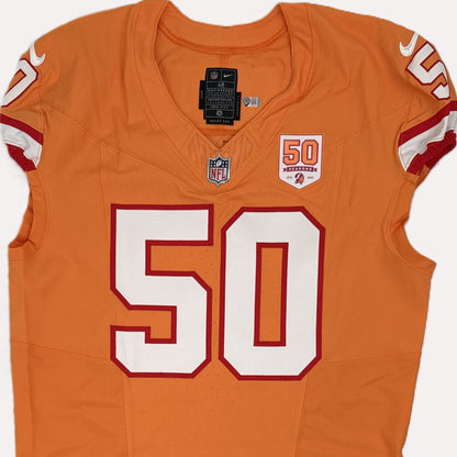 Vita Vea GAME-ISSUED💪Tampa Bay Buccaneers On-Field NFL Creamsicle🟧Jersey👕
