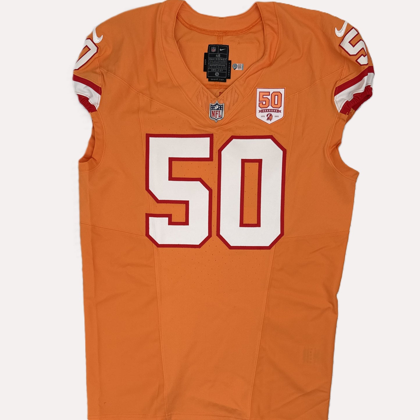 Vita Vea GAME-ISSUED💪Tampa Bay Buccaneers On-Field NFL Creamsicle🟧Jersey👕