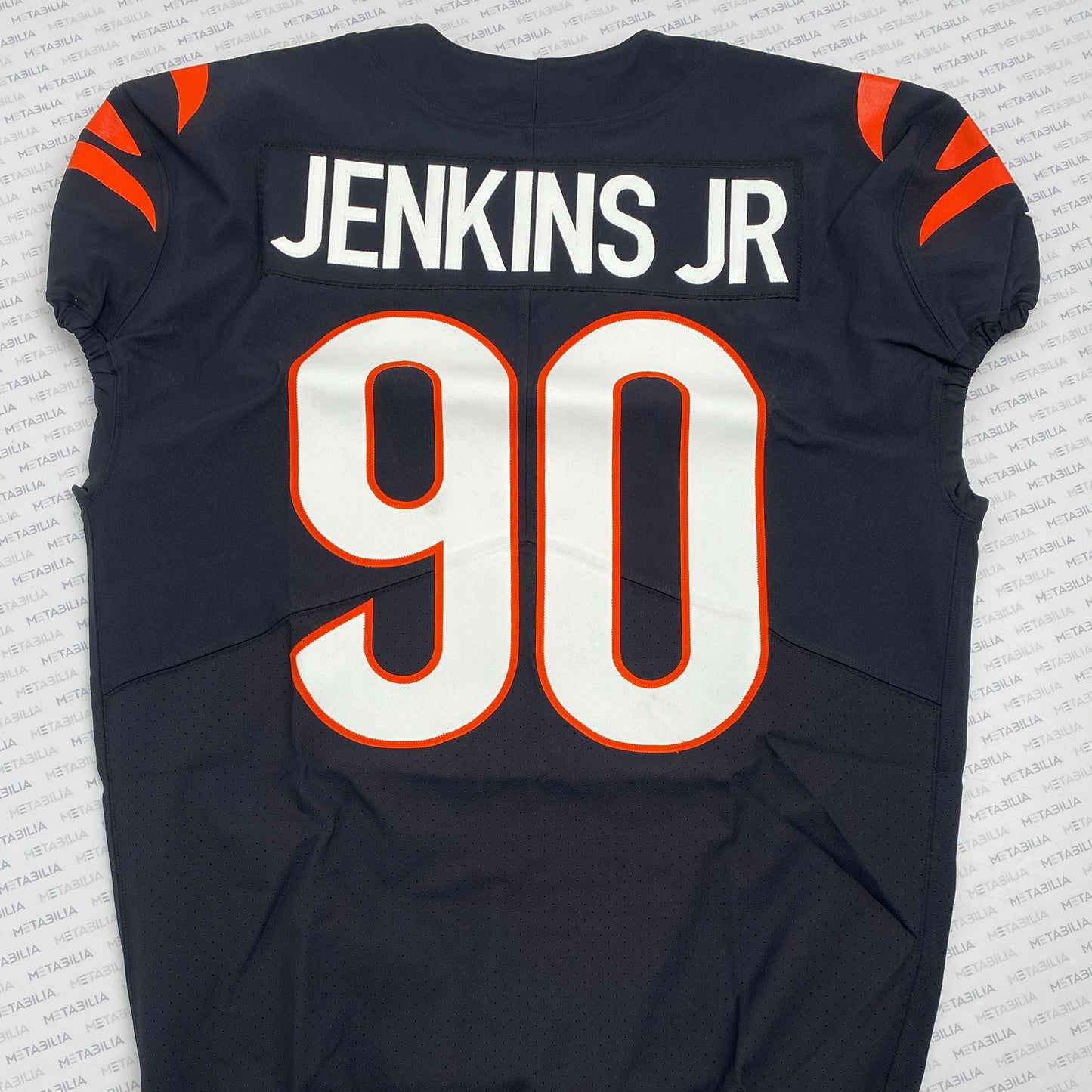 Kris Jenkins Jr. GAME ISSUED (2024-25 Season)🐅Cincinnati Bengals On-Field NFL Jersey👕
