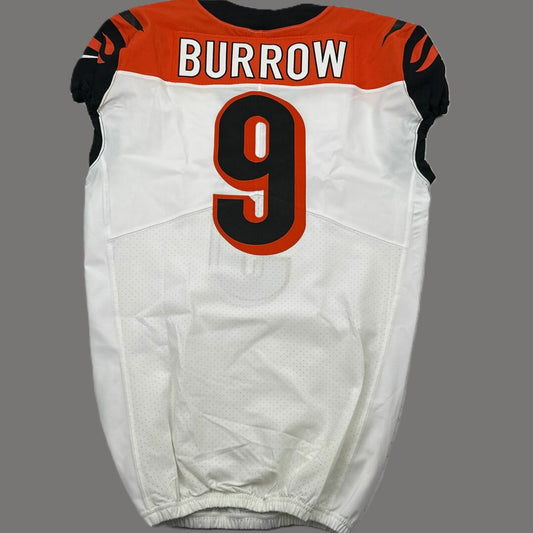 Joe Burrow GAME ISSUED 💪 Cincinnati Bengals 🐅 On-Field Nike NFL Jersey 👕 Inc. COA 📄