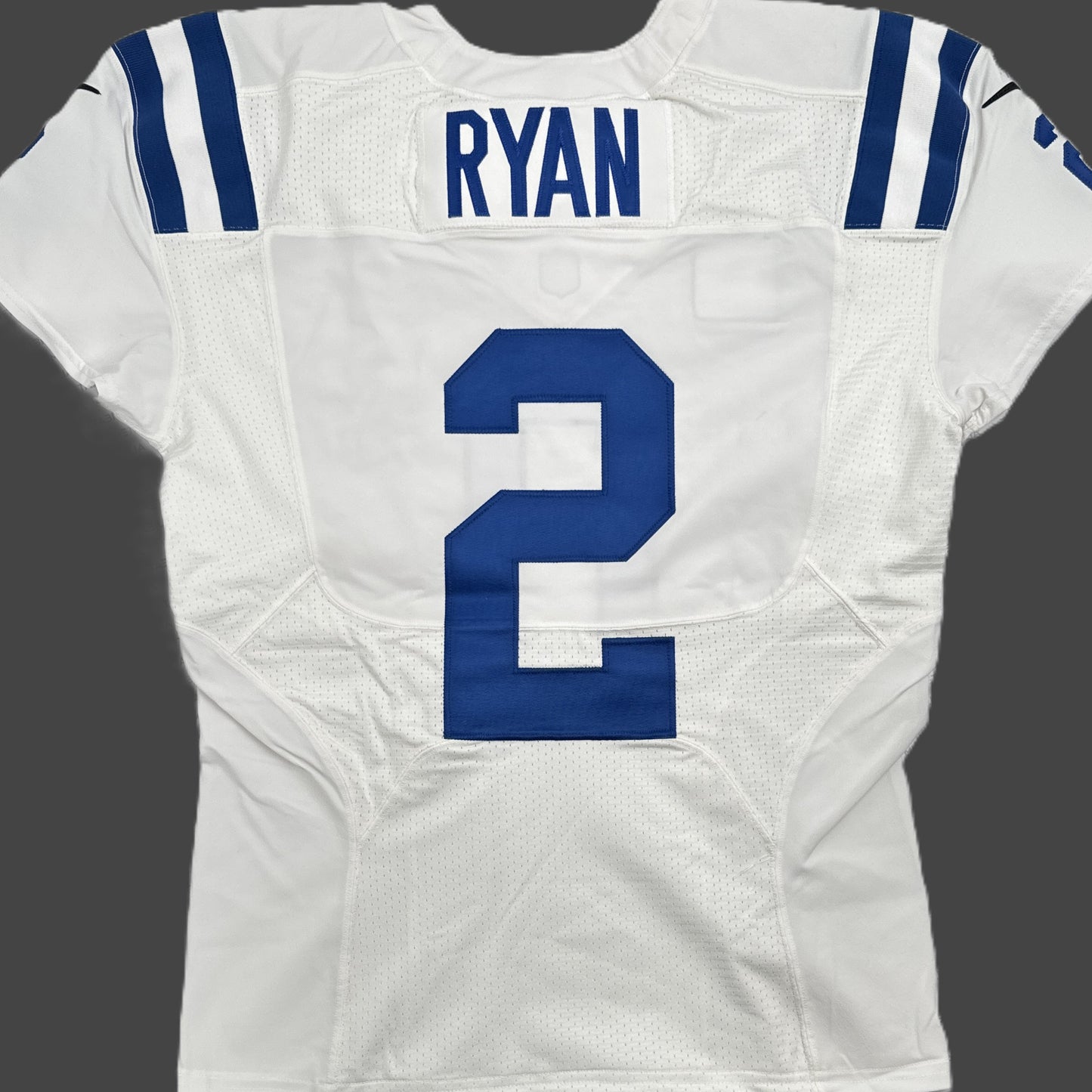 Matt Ryan TEAM ISSUED 💪 Indianapolis Colts 🐎 Nike NFL Jersey 👕Also  Includes COA 🛡️ and Captain's Patch