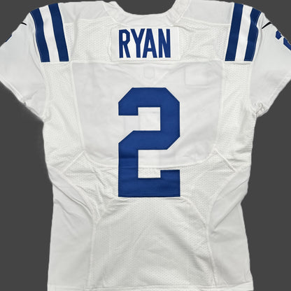 Matt Ryan TEAM ISSUED 💪 Indianapolis Colts 🐎 Nike NFL Jersey 👕Also  Includes COA 🛡️ and Captain's Patch