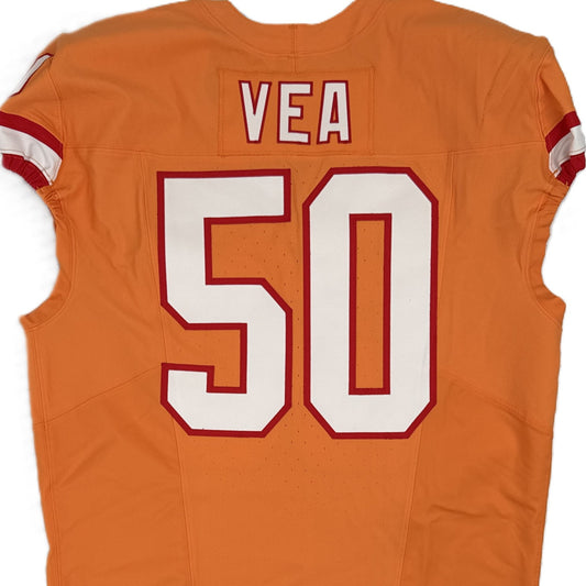 Vita Vea GAME-ISSUED💪Tampa Bay Buccaneers On-Field NFL Creamsicle🟧Jersey👕