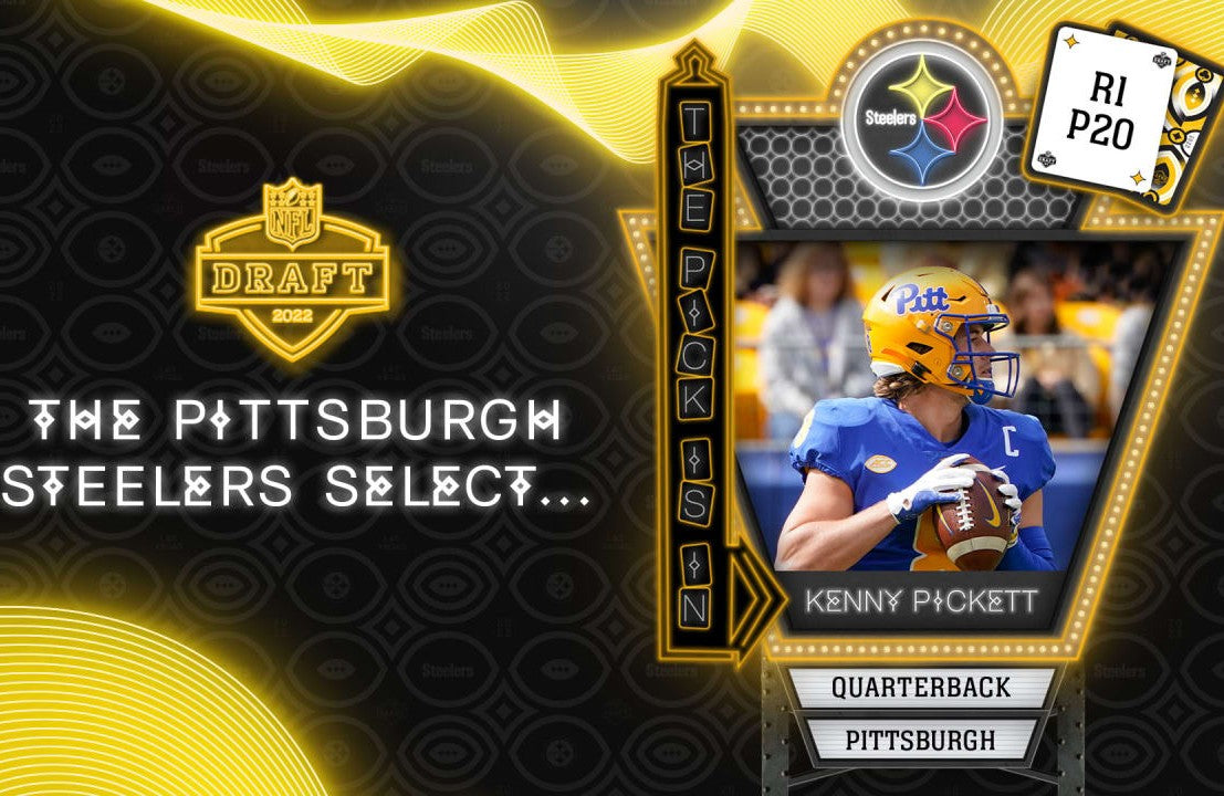 Kenny Pickett Signed🖊️Pittsburgh Steelers NFL Draft 2022 Replica NFL Jersey👕