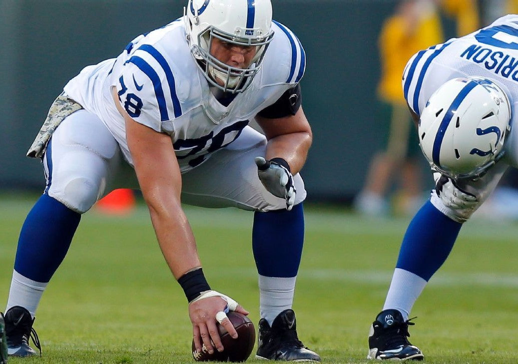 Ryan Kelly Signed ✍️ GAME WORN 10/06/22 Indianapolis Colts On-Field NFL Jersey 🎽 vs. Denver Broncos Also includes PSA Authenticity 🛡️