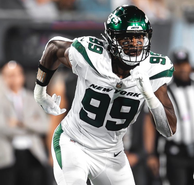 Will McDonald IV GAME USED 10/6/2024 New York Jets NFL Jersey - London Games🌍 vs. Minnesota Vikings