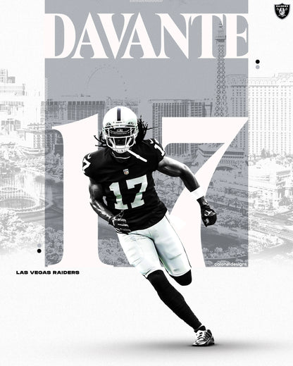 Davante Adams Signed Las Vegas Raiders Nike ELITE On Field Jersey👕NFL Sports