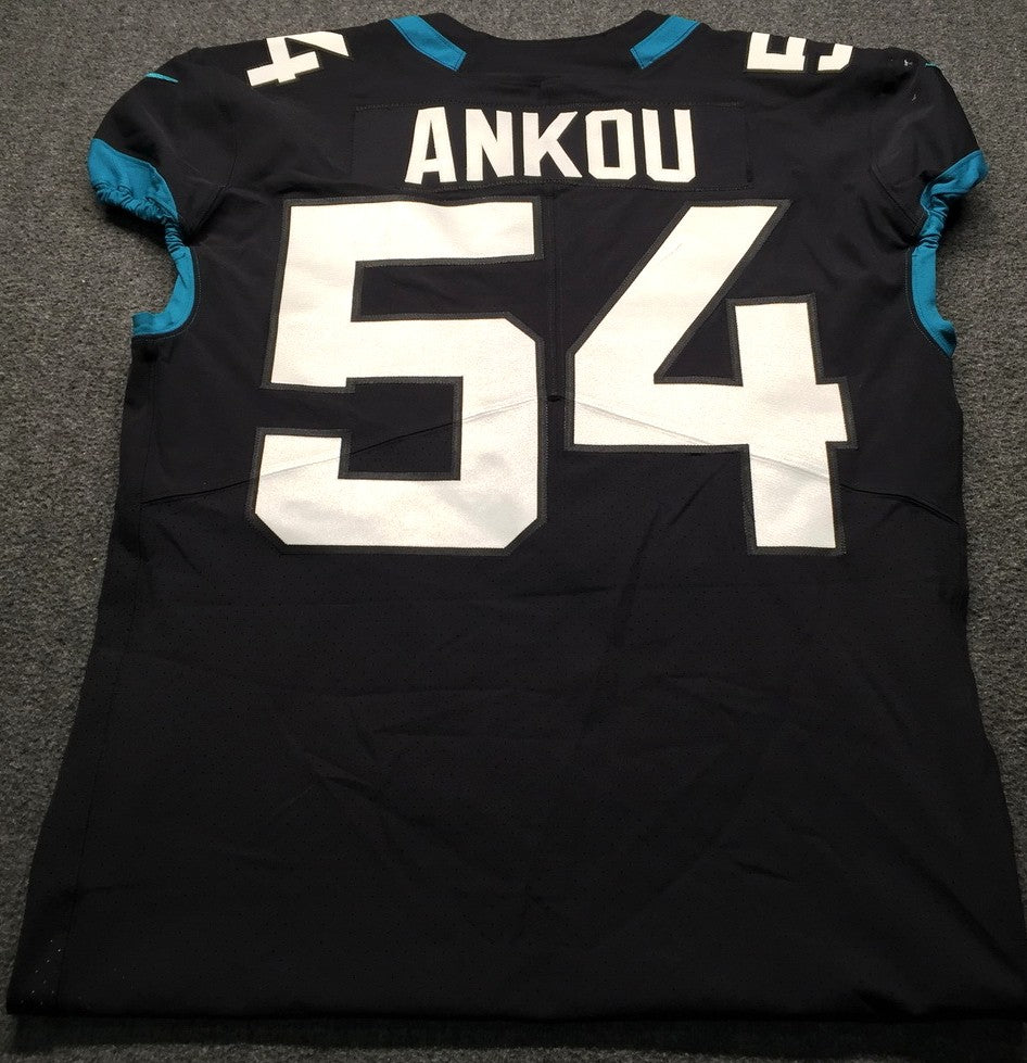 Eli Ankou GAME USED 🦾 10/28/18 Jacksonville Jaguars Nike NFL Jersey vs. Philadelphia Eagles London Games🌍