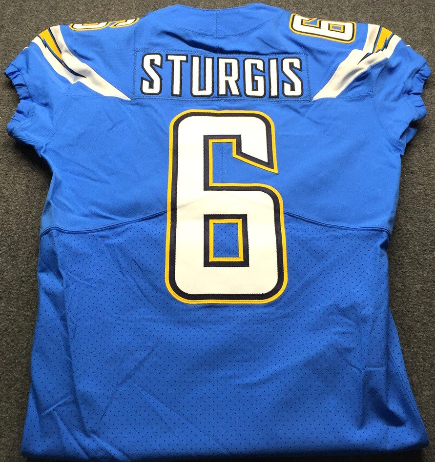 Caleb Sturgis GAME ISSUED (10/21/2018) Los Angeles Chargers⚡NFL Jersey🎽vs. Tennessee Titans (London Games)
