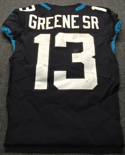 Rashad Greene GAME WORN 💪 10/28/18 PHOTO MATCHED 📸 Jacksonville Jaguars 🐆 NFL Jersey 👕 vs. Philadelphia Eagles in London