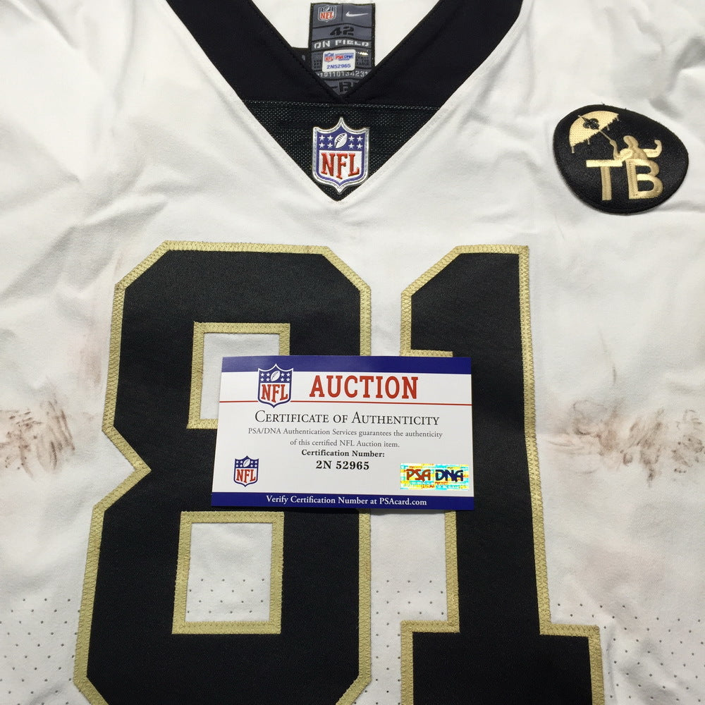 Cameron Meredith GAME WORN 💪 10/21/18 PHOTO MATCHED 📸 New Orleans Saints Nike NFL Jersey 👕 vs. Baltimore Ravens - PSA Authenticated 🛡️