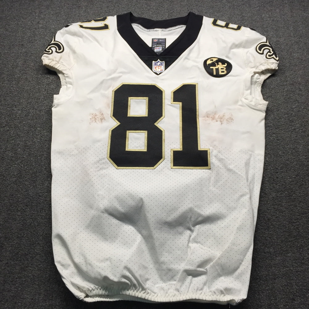 Cameron Meredith GAME WORN 💪 10/21/18 PHOTO MATCHED 📸 New Orleans Saints Nike NFL Jersey 👕 vs. Baltimore Ravens - PSA Authenticated 🛡️