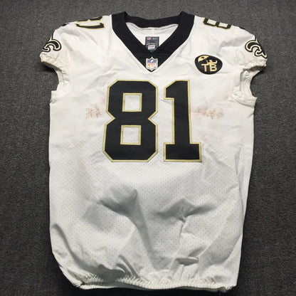 Cameron Meredith GAME WORN 💪 10/21/18 PHOTO MATCHED 📸 New Orleans Saints Nike NFL Jersey 👕 vs. Baltimore Ravens - PSA Authenticated 🛡️