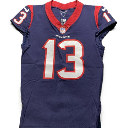 Brandin Cooks GAME WORN 💪 10/10/2021 PHOTO MATCHED 📸 Houston Texans NFL Jersey 🎽 vs. New England Patriots Also inc. PSA Authenticity 🛡️