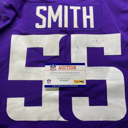 Za'Darius Smith GAME USED 10/09/22 PHOTO MATCHED 📸 Minnesota Vikings Nike NFL Jersey 👕 vs. Chicago Bears 🐻 PSA Authenticated 🛡️