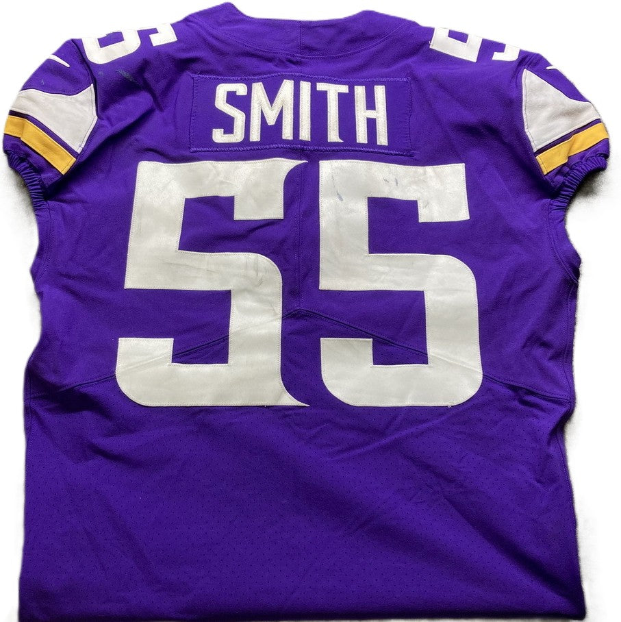 Za'Darius Smith GAME USED 10/09/22 PHOTO MATCHED 📸 Minnesota Vikings Nike NFL Jersey 👕 vs. Chicago Bears 🐻 PSA Authenticated 🛡️