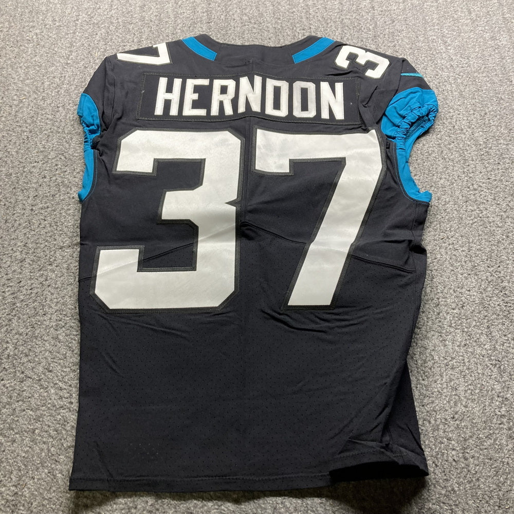 Tre Herndon GAME WORN 10/17/21 Jacksonville Jaguars Nike NFL Jersey 🎽 vs. Miami Dolphins London Game