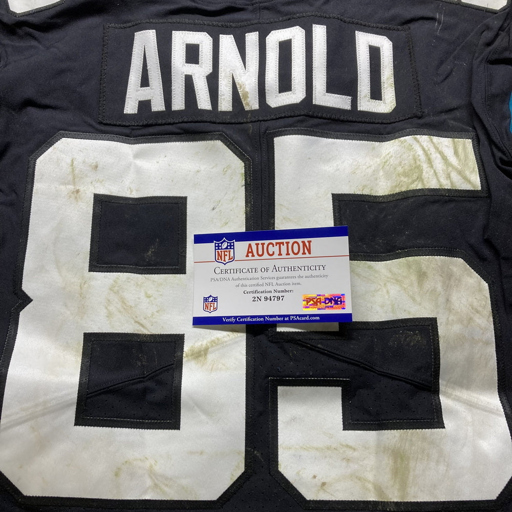 Dan Arnold GAME USED 💪 10/30/22 PHOTO MATCHED 📸 Jacksonville Jaguars 🐆 Nike NFL Jersey vs. Denver Broncos